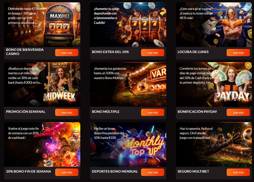 Le bonus de bienvenue de Maxibet